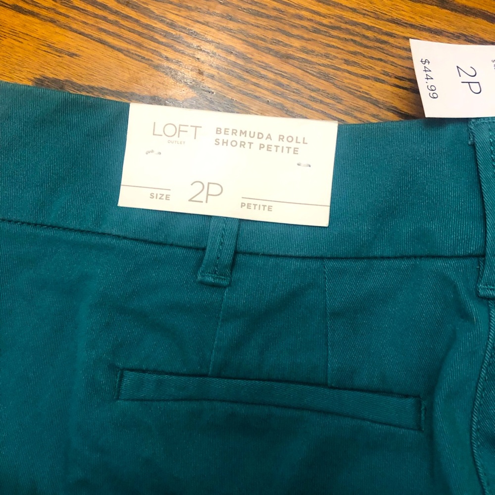 Loft new with tags Bermuda roll cuff short